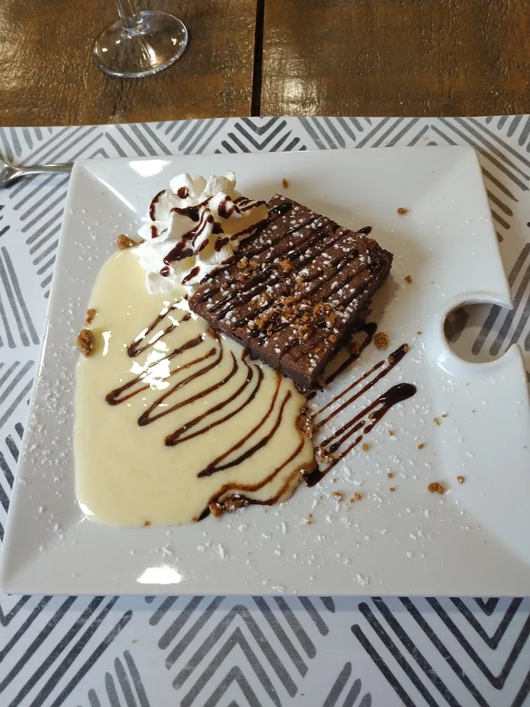 Brownie Au Chocolat Crème Anglaise